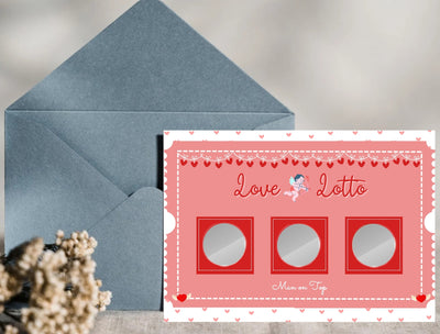Bedroom game for LGBTQ+ couples featuring romantic and steamy scratch-to-reveal prompts.