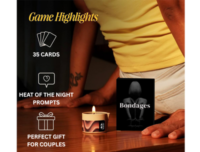Intimate couple game – bondage and kink card deck gift