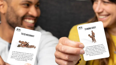 Dirty couples game – man on top edition with erotic cards and romantic ideas