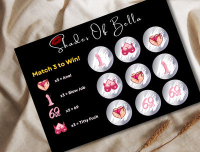 Bedroom challenge cards that inspire closeness, laughter, and naughty fun for couples of all identities.