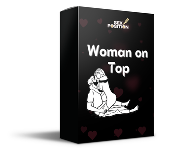 "Woman on Top sex position card game for couples to enhance intimacy, featuring 50 unique positions for romantic fun and connection."