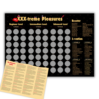 Bold and exciting scratch card game for adults, combining sensuality, romance, and playful challenges to strengthen intimacy.